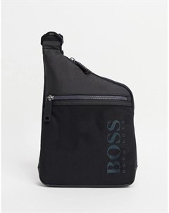 Черная сумка через плечо с моноремнем Evolution Boss