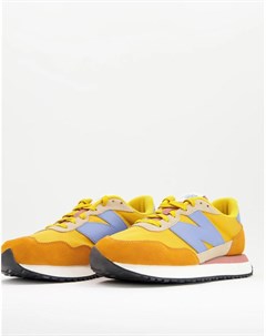 Оранжевые кроссовки 237 New balance