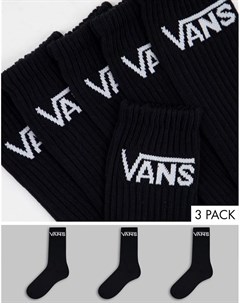 Набор из 3 пар черных носков Classic Vans
