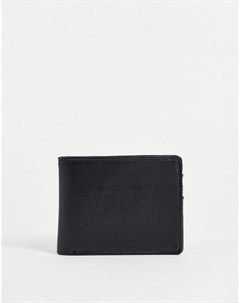 Черный бумажник с логотипом Vans