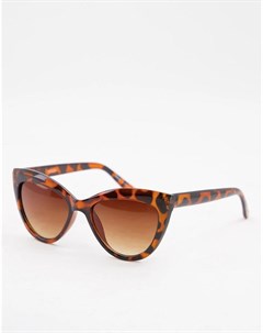 Солнцезащитные очки кошачий глаз в оправе с черепаховым дизайном Ava Accessorize