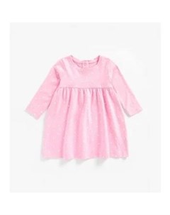 Платье трикотажное в горошек розовый Mothercare