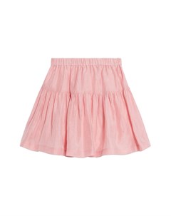 Розовая льняная юбка Sandro