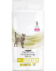 Veterinary Diets Hp St ox Hepatic для взрослых кошек при хронической печеночной недостаточности 1 5  Purina