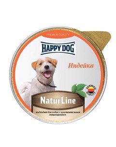 Влажный корм Natur Line для взрослых собак и щенков всех пород полноценный консервированный паштет с Happy dog