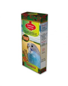 Лакомство для попугаев зерновая палочка с овощами 45 г 2 шт Родные корма