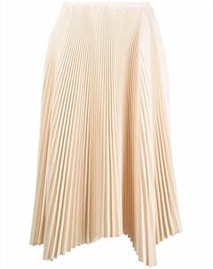 Плиссированная юбка асимметричного кроя Jil sander