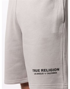 Шорты из органического хлопка с логотипом True religion