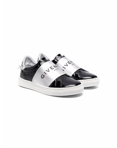 Слипоны с контрастными вставками Givenchy kids