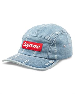 Жаккардовая кепка с логотипом Supreme