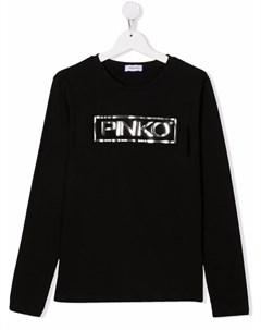 Футболка с логотипом Pinko kids