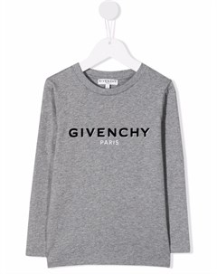 Футболка с длинными рукавами и логотипом Givenchy kids