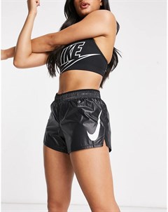 Черные беговые шорты Nike
