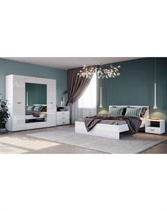 Модульная спальня GLOSS 1 Нк-мебель