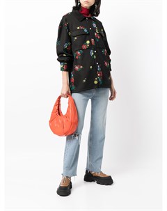 Жаккардовая рубашка с цветочным узором Coohem