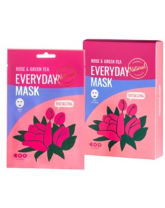 Маска Rose Green Tea Every Day Mask для Лица Восстанавливающая 27 мл Dearboo