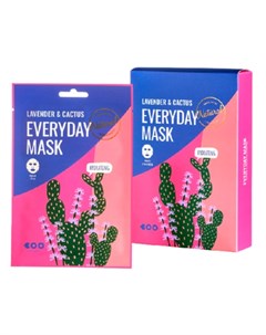 Маска Lavender Cactus Every Day Mask для Лица Увлажнение 27 мл Dearboo