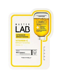 Маска Master Lab Real Vitamin C Тканевая для Лица с Витамином С 19г Tony moly
