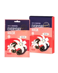 Маска Lily Charcoal Every Day Mask для Лица Сужение Пор 27 мл Dearboo