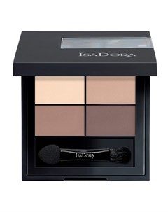 Тени Eye Shadow Quartet 01 для Век 3 5г Isadora