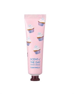 Крем Scent of The Day Hand Cream для Рук с Экстрактом Персика Клубники Папайи Ванильного Сахара 30 м Tony moly