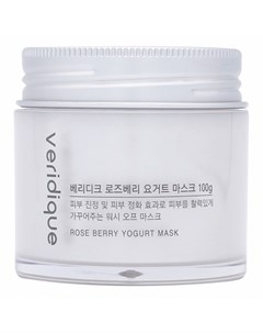 Маска питательная восстанавливающая ягодный йогурт rose berry yogurt mask Veridique