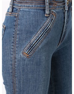 Расклешенные джинсы с заниженной талией Tory burch