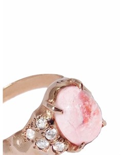 Перстень Vita из розового золота с морганитом и бриллиантами Susannah king