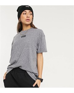 Серая oversize футболка с логотипом на груди эксклюзивно для ASOS Vans