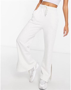 Белые брюки с широкими штанинами Puma