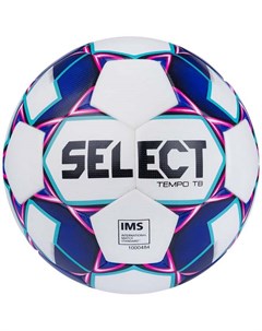 Мяч футбольный Tempo TB IMS 5 белый синий голубой Select