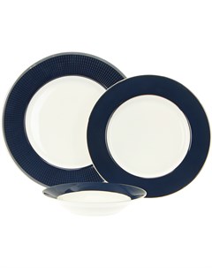 Сервиз столовый Navy Blue 18 предметов 6 персон Macbeth bone porcelain