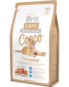 Сухой корм для кошек Care Cat Cocco Gourmand 0 4 кг Brit*