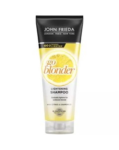 Шампунь Blonde Go Blonder осветляющий для натуральных мелированных и окрашенных волос 250 мл Sheer B John frieda