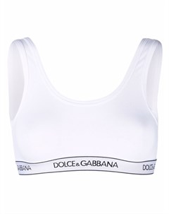 Спортивный бюстгальтер с логотипом Dolce&gabbana