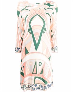 Платье с геометричным принтом Emilio pucci pre-owned