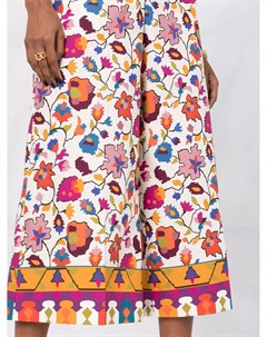 Широкие брюки с цветочным принтом La doublej