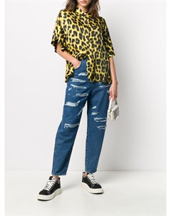 Рубашка с леопардовым принтом Just cavalli