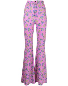 Расклешенные брюки с цветочным принтом Natasha zinko