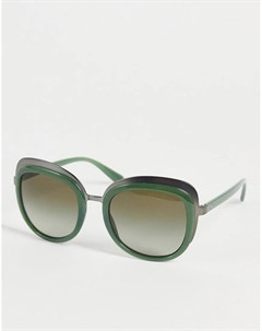 Oversized солнцезащитные очки Emporio armani