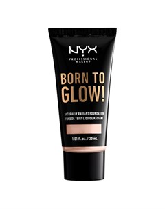Основа тональная для лица BORN TO GLOW тон Light porcelain Nyx professional makeup