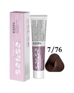 Estel De Luxe Sense Крем краска 7 76 Русый коричнево фиолетовый 60 мл Estel professional