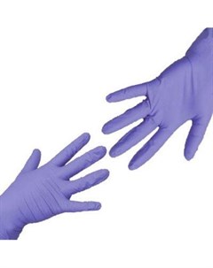 Перчатки NitriMax Нитриловые Неопудренные Фиолетовые размер XL 100шт Archdale