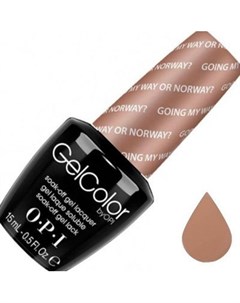 GelColor Гель лак Going My Way or Norway 15 мл Opi
