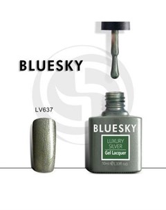 Luxury Silver Гель лак LV637 10мл Bluesky