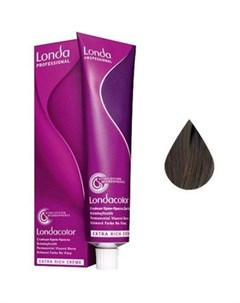Londacolor 4 75 Стойкая крем краска для волос шатен коричнево красный 60 мл Londa professional