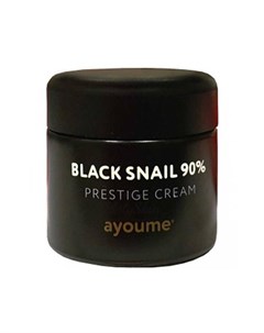Крем для лица с 90 муцином черной улитки Black Snail 90 Prestige Cream Miniature Ayoume