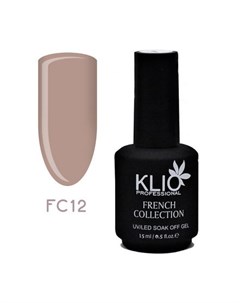 KLIO Гель лак FRENCH COLLECTION 12 15мл Klio professional