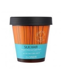Маска питательная для волос с аргановым маслом Silk Hair Argan Intense Care Pack 200мл The saem