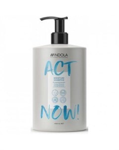 Professional Act Now Moisture Shampoo Увлажняющий шампунь для волос 1000 мл Indola